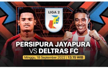 Susunan Pemain Persipura Jayapura Kontra Deltras Sidoarjo FC