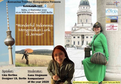 Kotekatalk-107 "Wonderful Indonesia: Mengenalkan Lurik di Berlin, Jerman"