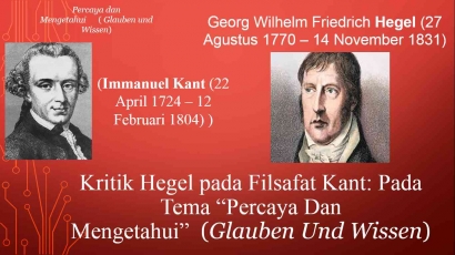 Kritik Hegel pada Filsafat Kant