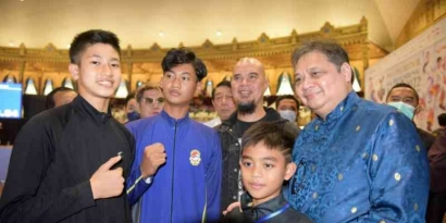 Airlangga Segera Bentuk Timnas Wushu untuk Kejuaraan Dunia Junior di Indonesia
