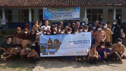 Tim KKN-T IPB University Mengenalkan Pengolahan Sampah kepada Siswa-Siswi SDN Cihara 1 dan SDN Cihara 2, Desa Cihara, Kabupaten Lebak, Banten