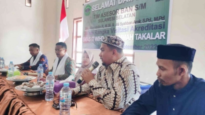 Perdana, SMA IT Wihdatul Ummah Takalar Ikuti Visitasi Akreditasi BAN-SM