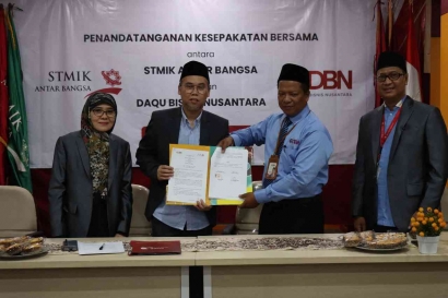 STMIK Antar Bangsa Jalin Kerjasama Dengan PT. Daqu Bisnis Nusantara