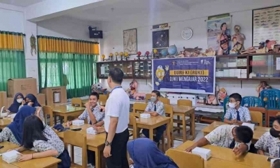 DJKI Mengajar, RuKI Kemenkumham Sultra Terjun di Lima Sekolah