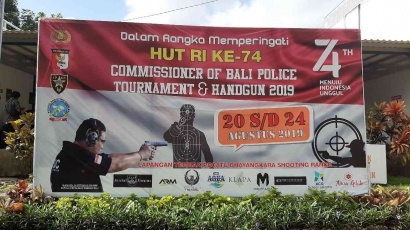 Commissioner of Bali Police IPSC Tournament and Handgun Championship 2019 Tarik Minat Shooters Internasional