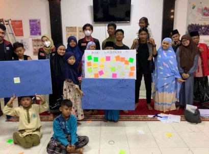 Mewujudkan Impian dan Harapan Bersama Mahasiswa Universitas Muhammadiyah Malang dan Teman-teman dari Panti Asuhan Yasibu