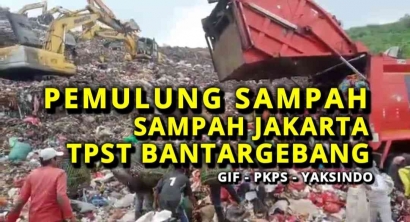 Intip Aktifitas Pemulung Sampah di TPST Bantargebang Bekasi