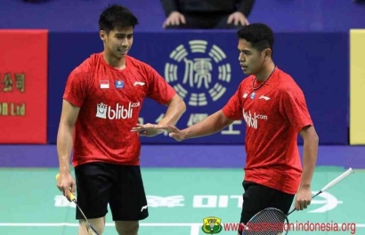 Ganda Putra Indonesia Meloloskan Dua Wakilnya ke Babak 16 Besar Yonex-Sunrise Vietnam Open 2022