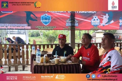 Perkuat Sinergitas LPKA Kutoarjo Ikuti Trofeo Mini Soccer dengan Rutan Banjarnegara dan LPN Purwokerto