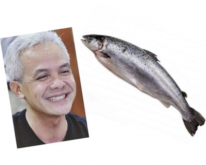 Ikan Salmon Pilihan Ibu untuk Anaknya, Ganjar Pilihan Rakyat untuk Indonesia