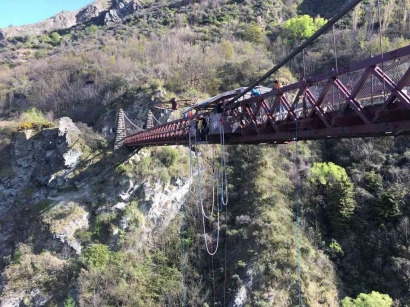 Kawarau Suspension Bridge, Tempat Bungy Jumping Pertama di Dunia