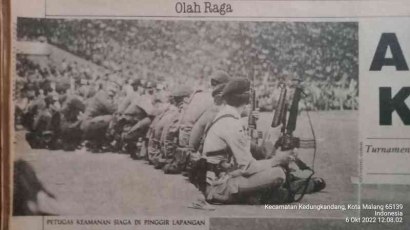 1985 Stadion Utama Senayan Membara Saat PSMS vs Persib