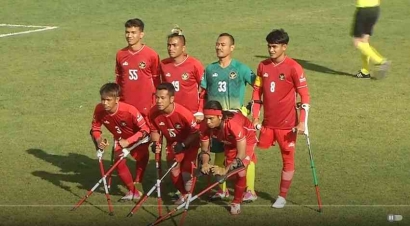 Bungkam Jerman, Indonesia Raih Kemenangan Perdana di Piala Dunia Amputasi 2022