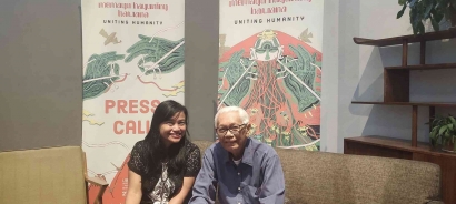 Ada Sang Penulis Legendaris Putu Oka Sukanta dan Putri Indonesia 2022 di UWRF 2022