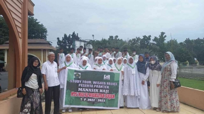 Manasik Haji Dilakukan oleh Siswa-siswi Madrasah Al Washliyah Siajam