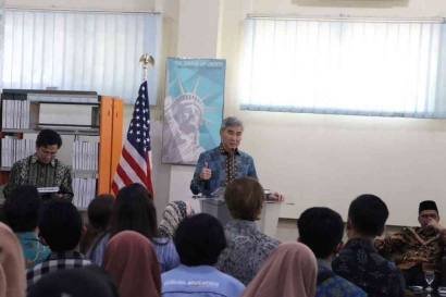 Kunjungan Dubes Amerika Serikat ke American Corner UIN Walisongo Semarang