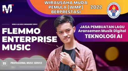 Alfath Flemmo Musik Digital Teknologi AI Finalis Wirausaha Muda Berprestasi WMP Kemenpora Tingkat Nasional 2022