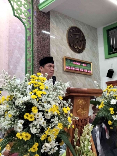 Wagub DKI Jakarta Riza Patria Hadiri Maulid Nabi Muhammad SAW 1444 H di Masjid Al Akhyar