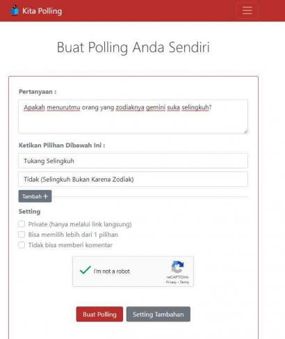 Cara Membuat Polling Voting Survey di WhatsApp Group