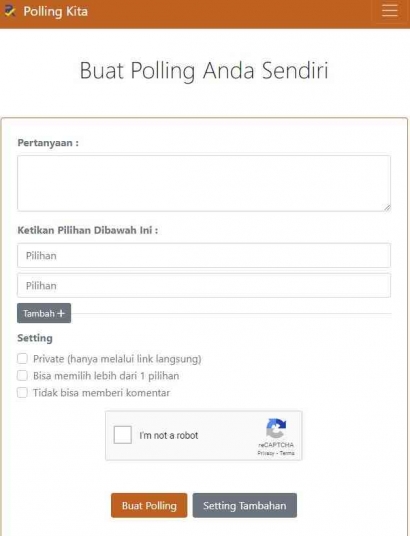 Cara Membuat Polling dan Voting Gratis untuk PC dan Android