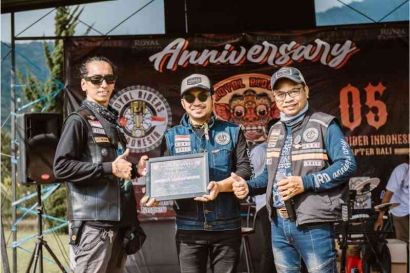 Lima Tahun Royal Riders Indonesia (RoRI) Chapter Bali: Kembangkan Manfaat untuk Masyarakat, Promosikan Keindahan Alam serta Budaya