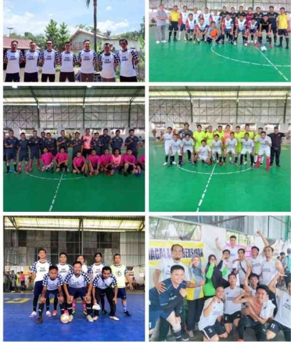 Meriahkan HKN ke-58, Dinkes Lobar Gelar Turnamen Futsal