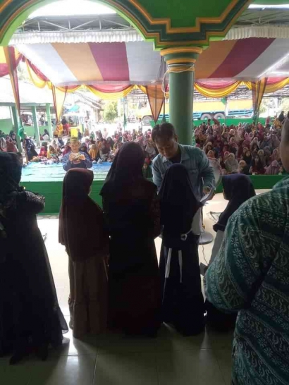 Jawara Sidodadi Lampung Berbagi Santunan Yatim dan Dhuafa