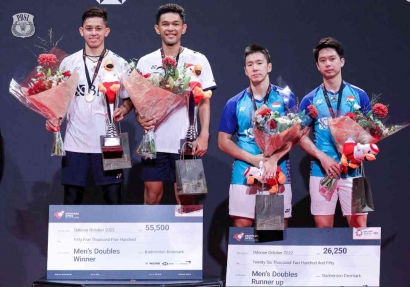 Insiden Memalukan di Final Denmark Open 2022: The Minions dan Fajar/Rian Disebut dari Malaysia