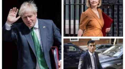 Rishi Sunak Unggul (Sementara) dari Boris Johnson Calon PM Inggris