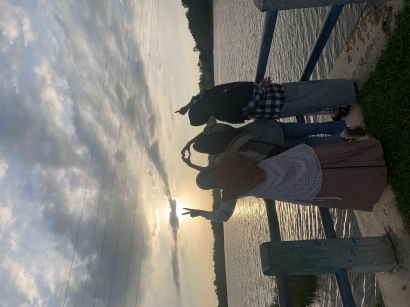 Pesona Sunset Danau Krueng Nyat Gampong Meutulang