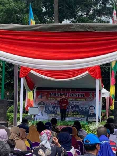 Eksistensi TKSK Provinsi DKI Jakarta pada Perayaan HUT TKSK ke-13 di Kantor Walikota Jakarta Selatan