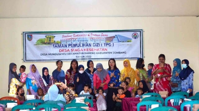 Kelompok 6 KKN-T UPNV Jatim Berpartisipasi dalam Kegiatan Taman Pemulihan Gizi (TPG) Sebagai Bentuk Pemulihan Gizi Balita di Desa Mundusewu