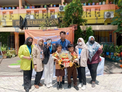 Melanjutkan Estafet Perubahan Perilaku Cuci Tangan Pakai Sabun di SDN Ketabang I Surabaya