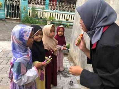 Ajak Anak Rumah Dakwah Sayangi Gigi yang Dilakukan oleh Mahasiswa PMM UMM Kelompok 60 Gelombang 10