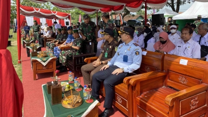 Kalapas Bojonegoro Hadiri Penutupan TNI Manunggal Membangun Desa ke-115