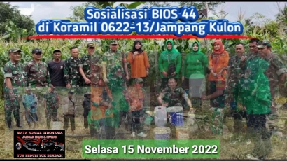 Dokumentasi Vidio Koramil 0622-13/Jampang Kulon Sosialisasikan dan Aplikasikan Pupuk BIOS 44