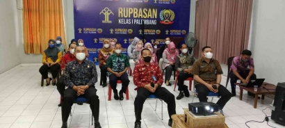 Rupbasan Palembang Ikuti Kegiatan Tausiyah Kanwil Kemenkumham Sumsel