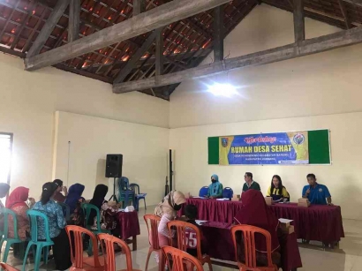 Kelompok 6 KKN-T MBKM UPNVJT Berpartisipasi dalam Kegiatan Rumah Desa Sehat