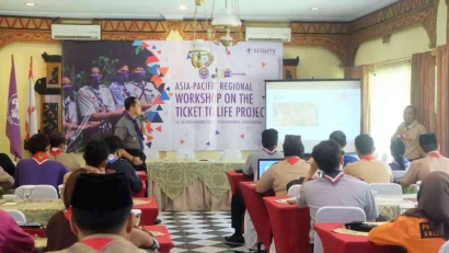 Puluhan Pramuka dari Dalam dan Luar Negeri Ikuti Workshop Ticket to Life Project di Yogyakarta