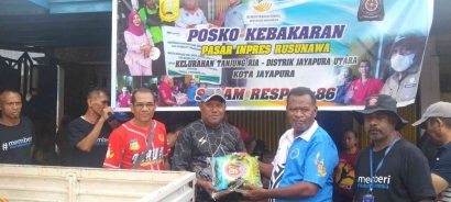 DKLH Papua Peduli Korban Kebakaran Dok IX