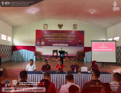 Sosialisasi Peningkatan Disiplin Pegawai Lapas Kelas I Palembang