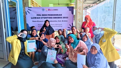 Mahasiswa PKL SKM Penggerak Unnes Melakukan Intervensi Melalui Program Kuliner Cegah Stunting di Desa Kluwut, Brebes