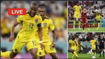 Qatar Tertinggal 0-2 Melawan Ekuador di Babak Pertama Pertandingan Perdana Piala Dunia 2022