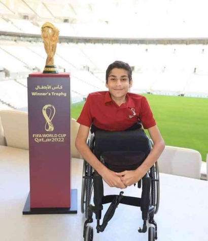 Inilah Sosok Ghanim Al Muftah, Difabel yang Bersinar di Piala Dunia 2022 Qatar