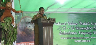 Festival Pekan Peduli Orangutan 2022 Dihadiri oleh Bupati Kayong Utara