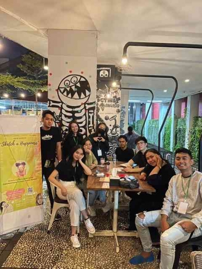 Project Sketch a Happiness Mahasiswa UAJY dan ARCHA