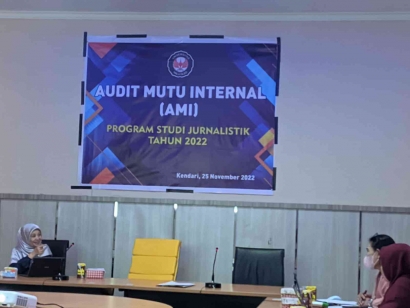 Universitas Halu Oleo Prodi Jurnalistik Sukses Laksanakan Audit Mutu Internal (AMI) yang ke-4
