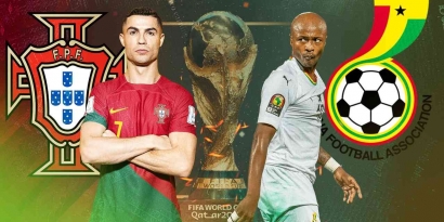 Portugal Raih Kemenangan 3-2 atas Ghana