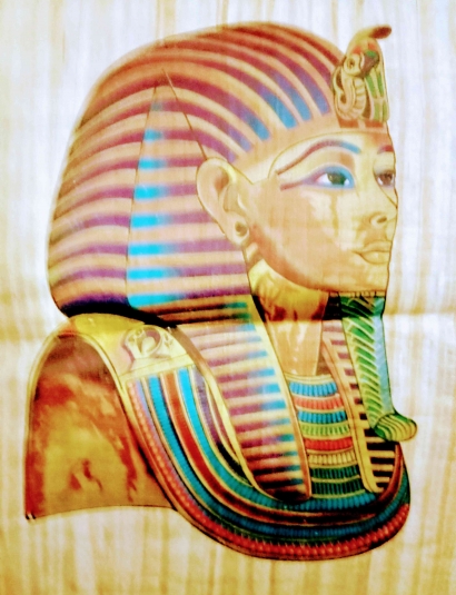 Lukisan Asli dari Papirus Peninggalan Zaman Keemasan Fira'un