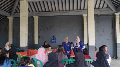 Mahasiswa MBKM-MD UM Lakukan Penyuluhan Terkait Pencegahan Stunting di Desa Pagersari